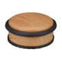 Door support in wood look, light brown color