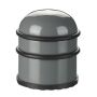 Door stop made of stainless steel, gray