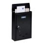 Mailbox 35.5x24x9cm., black
