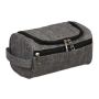 Storage box 13x23x13cm., gray/black/silver color