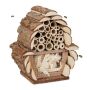Insect hotel 20.5x17.5x11cm., brown