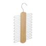 Clothes hanger, light brown/silver