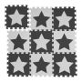 Play mat "Delionė" 91x91cm., gray/white