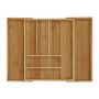 Cutlery tray 6.5x35x43cm., light brown