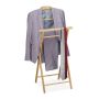 Folding clothes rack 110x47x38cm., light brown