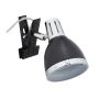 Pendant lamp 12x10x18.5cm., black/silver color