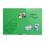 Glass, magnetic board 60x90x6.5 cm., green color