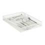 Cutlery tray 5.5x29x41cm., white