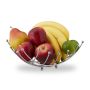 Fruit basket 10x26x26cm., silver color