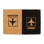 Doormat "Arrival & Departure" 60x40 cm.