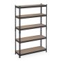 Storage shelf 153x91x30.5cm., light brown/black
