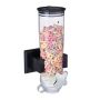 Food dispenser 31x16x14cm., black/silver color