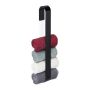 Towel holder 4x45x6cm., black