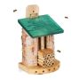 Insect hotel 25x15x11.5cm., light brown/green color