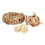 Set of 5 hamster accessories, light brown