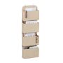 Hanging organizer with 4 compartments, beige