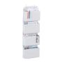 Hanging organizer with 4 compartments, white