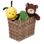 Storage box 30x36x23cm., brown