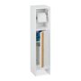 Toilet paper holder 75.5x18.5x18.5cm., light brown/white