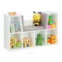 Bookshelf 63x103x30cm., gray/white