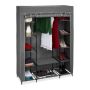 Fabric wardrobe 175x135x45cm., gray