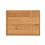 Cutlery tray 5x26x35.5cm., light brown