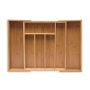 Cutlery tray 5.5x25.5x35.5cm., light brown
