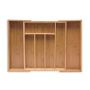 Cutlery tray 6.5x25.5x35.5cm., light brown