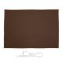 Rectangular sun awning 450x350cm., dark brown