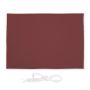 Rectangular sun awning 550x450cm., dark red color