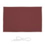Rectangular sun awning 700x500cm., dark red color