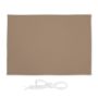 Rectangular sun awning 550x450cm., brown