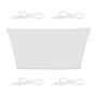 Trapezoidal sun awning 400x200x300, white