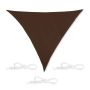 Triangular sun awning 600x600x600cm., brown