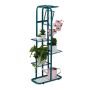 Flower stand with 6 shelves 107x44x24cm., green color