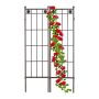 Set of 2 garden grills 182x51x3cm., dark brown