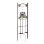 Garden grill 182x52x2cm., brown