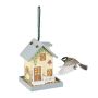 Bird feeder 43.5x18x18cm., gray/yellow/light brown