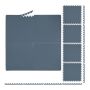 Set of 8 protective floor mats 1x60x60cm., dark gray