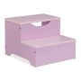 Stool 25x33x36cm., purple/pink