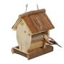 Bird feeder 41x15x12.5cm., light brown