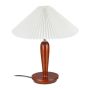 Table lamp 51x44cm., brown/white/copper color