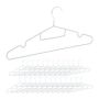 Clothes hangers 24pcs, white