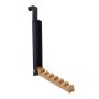 Door hanger 21x2.5x18cm., light brown/black