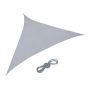Triangular sun awning 425x300x300cm., light gray