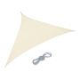 Triangular sun awning 425x300x300cm., beige