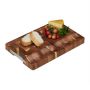 Cutting board 3x40x25cm., brown/light brown color