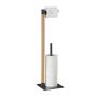 Toilet paper holder 73x20x20cm., light brown/dark gray