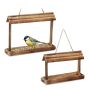 Set of 2 hotels, light brown