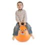 Jumping ball for children 55x45cm., orange color